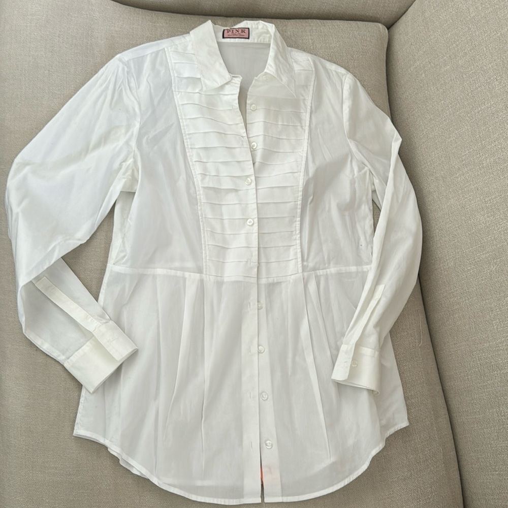 Pink Button Down Tunic